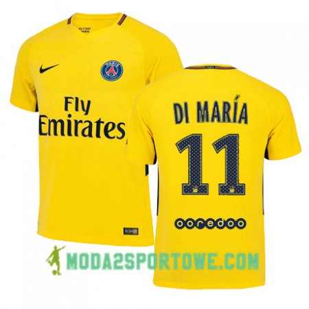Koszulka Paris SG ANGEL DI MARIA 11 Wyjazdowe Stroje Piłkarskie 2017/18 Krótki Rękaw