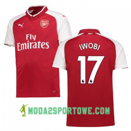 Koszulka Arsenal IWOBI 17 Domowe Stroje Piłkarskie 2017/18 Krótki Rękaw