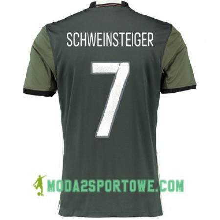Koszulka Niemcy BASTIAN SCHWEINSTEIGER Wyjazdowe Stroje Piłkarskie Euro 2016