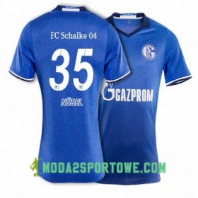 Koszulka FC Schalke 04 NUBEL 35 Domowe Stroje Piłkarskie 2017/18 Krótki Rękaw