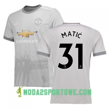 Koszulka Manchester United MATIC 31 Trzeci Stroje Piłkarskie 2017/18 Krótki Rękaw