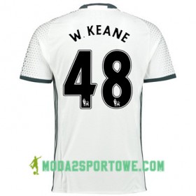Koszulka Manchester United W KEANE 48 Trzeci Stroje Piłkarskie 2017/18 Krótki Rękaw