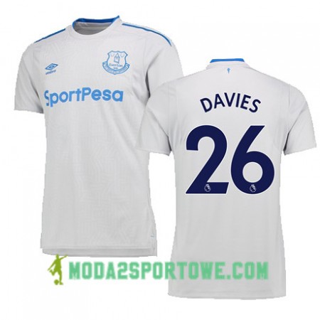 Koszulka Everton DAVIES Wyjazdowe Stroje Piłkarskie 2017/18 Krótki Rękaw