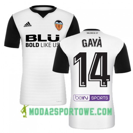 Koszulka Valencia CF GAYA Domowe Stroje Piłkarskie 2017/18 Krótki Rękaw