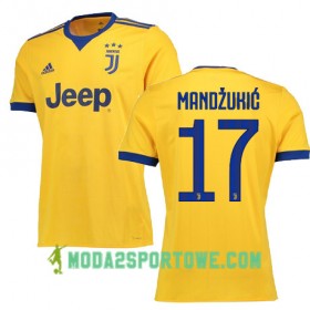 Koszulka Juventus MANDZUKIC 17 Wyjazdowe Stroje Piłkarskie 2017/18 Krótki Rękaw