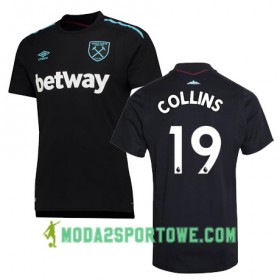 Koszulka West Ham United COLLINS Wyjazdowe Stroje Piłkarskie 2017/18 Krótki Rękaw