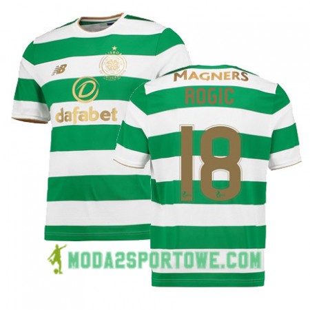 Koszulka Celtic FC TOM ROGIC Domowe Stroje Piłkarskie 2017/18 Krótki Rękaw