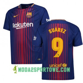 Koszulka FC Barcelona SUAREZ Domowe Stroje Piłkarskie 2017/18 Krótki Rękaw