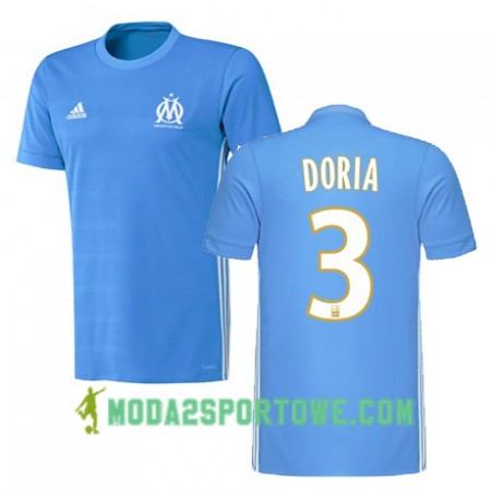 Koszulka Olympique Marsylia DORIA 3 Wyjazdowe Stroje Piłkarskie 2017/18 Krótki Rękaw