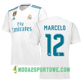Koszulka Real Madryt MARCELO 12 Domowe Stroje Piłkarskie 2017/18 Krótki Rękaw