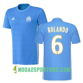 Koszulka Olympique Marsylia ROLANDO 6 Wyjazdowe Stroje Piłkarskie 2017/18 Krótki Rękaw