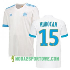 Koszulka Olympique Marsylia TOMAS HUBOCAN 15 Domowe Stroje Piłkarskie 2017/18 Krótki Rękaw