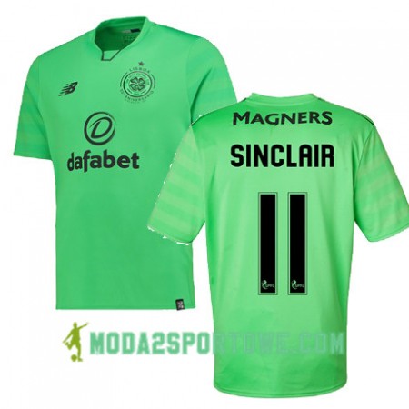 Koszulka Celtic FC SCOTT SINCLAIR Trzeci Stroje Piłkarskie 2017/18 Krótki Rękaw