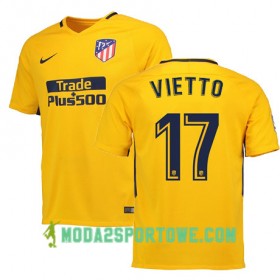 Koszulka Atlético Madryt VIETTO 17 Wyjazdowe Stroje Piłkarskie 2017/18 Krótki Rękaw