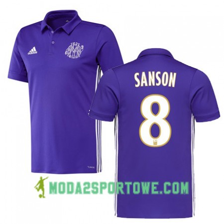 Koszulka Olympique Marsylia Morgan Sanson 8 Trzeci Stroje Piłkarskie 2017/18 Krótki Rękaw