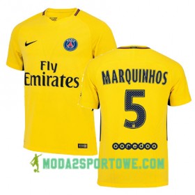 Koszulka Paris SG MARQINHOS 5 Wyjazdowe Stroje Piłkarskie 2017/18 Krótki Rękaw