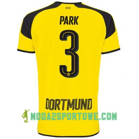 Koszulka Borussia Dortmund PARK 3 Trzeci Stroje Piłkarskie 2017/18 Krótki Rękaw