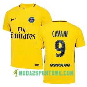 Koszulka Paris SG EDINSON CAVANI 9 Wyjazdowe Stroje Piłkarskie 2017/18 Krótki Rękaw