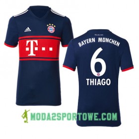 Koszulka Bayern Monachium THIAGO 6 Wyjazdowe Stroje Piłkarskie 2017/18 Krótki Rękaw