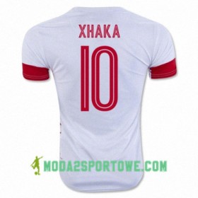 Koszulka Szwajcaria GRANIT XHAKA Wyjazdowe Stroje Piłkarskie Euro 2016