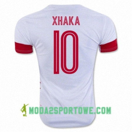 Koszulka Szwajcaria GRANIT XHAKA Wyjazdowe Stroje Piłkarskie Euro 2016
