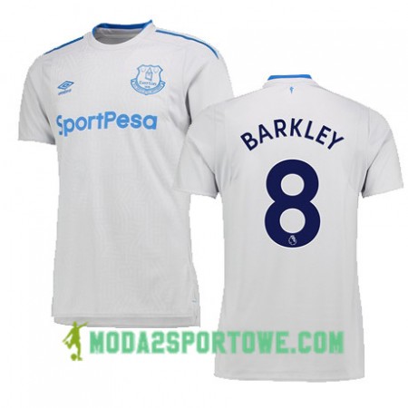Koszulka Everton BARKLEY Wyjazdowe Stroje Piłkarskie 2017/18 Krótki Rękaw
