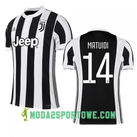 Koszulka Juventus MATUIDI 14 Domowe Stroje Piłkarskie 2017/18 Krótki Rękaw