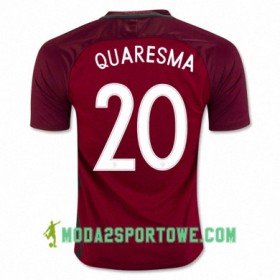Koszulka Portugalia RICARDO QUARESMA Domowe Stroje Piłkarskie Euro 2016
