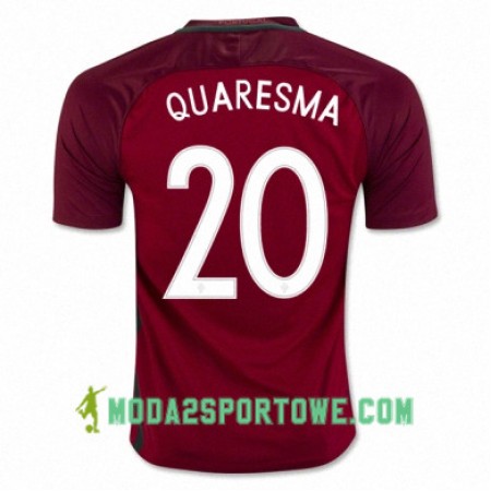 Koszulka Portugalia RICARDO QUARESMA Domowe Stroje Piłkarskie Euro 2016