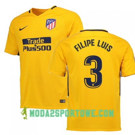 Koszulka Atlético Madryt FILIPE LUIS 3 Wyjazdowe Stroje Piłkarskie 2017/18 Krótki Rękaw