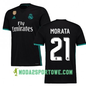 Koszulka Real Madryt MORATA 21 Wyjazdowe Stroje Piłkarskie 2017/18 Krótki Rękaw