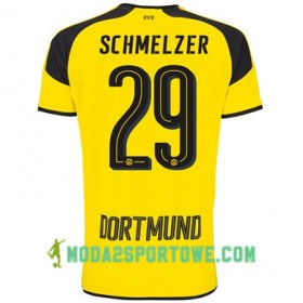 Koszulka Borussia Dortmund SCHMELZER 29 Trzeci Stroje Piłkarskie 2017/18 Krótki Rękaw