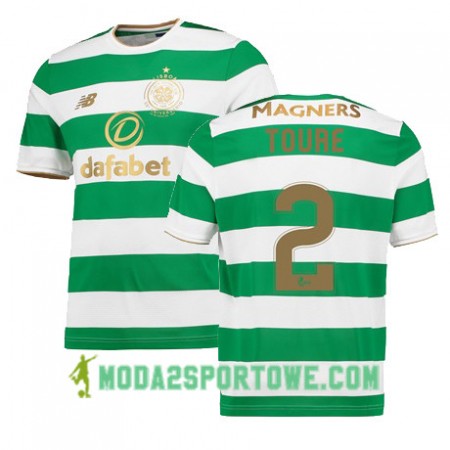 Koszulka Celtic FC KOLO TOURE Domowe Stroje Piłkarskie 2017/18 Krótki Rękaw