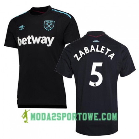 Koszulka West Ham United ZABALETA Wyjazdowe Stroje Piłkarskie 2017/18 Krótki Rękaw