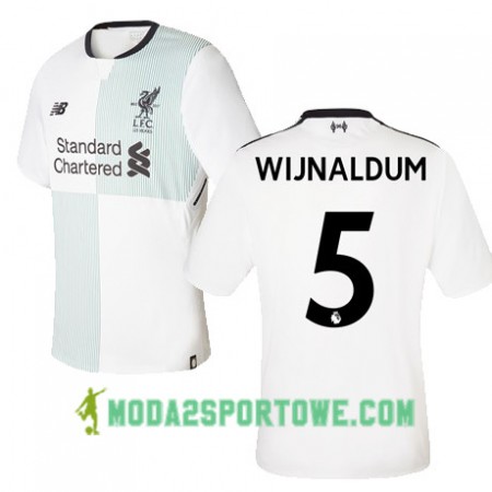 Koszulka Liverpool WIJNALDUM 5 Wyjazdowe Stroje Piłkarskie 2017/18 Krótki Rękaw