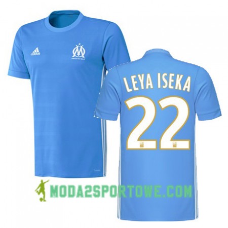 Koszulka Olympique Marsylia AARON LEYA ISEKA 22 Wyjazdowe Stroje Piłkarskie 2017/18 Krótki Rękaw