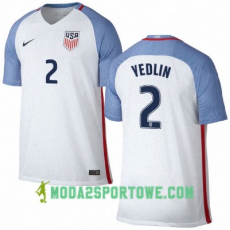 Koszulka Stany Zjednoczone DEANDRE YEDLIN Domowe Stroje Piłkarskie 2016/17 Krótki Rękaw