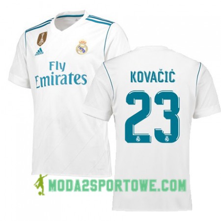 Koszulka Real Madryt KOVACIC 23 Domowe Stroje Piłkarskie 2017/18 Krótki Rękaw