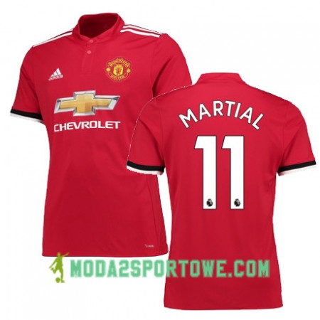 Koszulka Manchester United MARTIAL 11 Domowe Stroje Piłkarskie 2017/18 Krótki Rękaw
