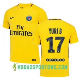 Koszulka Paris SG YURI BERCHICHE 17 Wyjazdowe Stroje Piłkarskie 2017/18 Krótki Rękaw