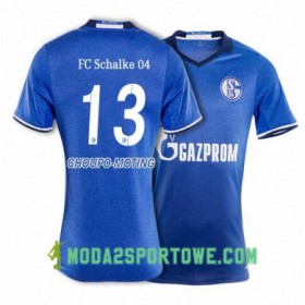 Koszulka FC Schalke 04 CHOUPO MOTING 13 Domowe Stroje Piłkarskie 2017/18 Krótki Rękaw
