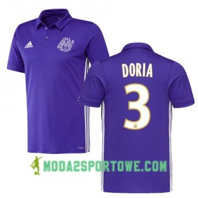 Koszulka Olympique Marsylia DORIA 3 Trzeci Stroje Piłkarskie 2017/18 Krótki Rękaw