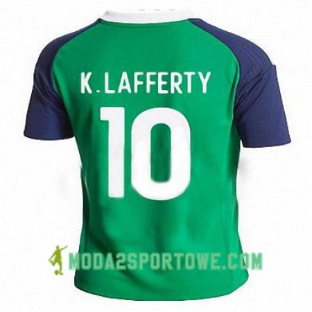 Koszulka Irlandia Północna KYLE LAFFERTY Domowe Stroje Piłkarskie 2016/17 Krótki Rękaw