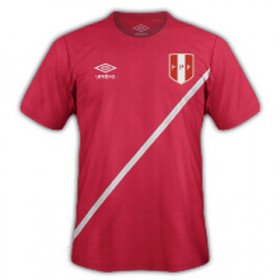 Koszulka Peru Wyjazdowe Stroje Piłkarskie 2016/17 Krótki Rękaw