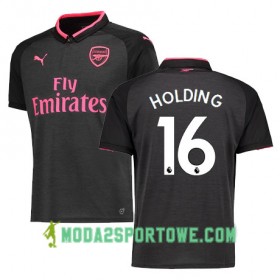 Koszulka Arsenal HOLDING 16 Trzeci Stroje Piłkarskie 2017/18 Krótki Rękaw