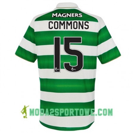 Koszulka Celtic FC KRIS COMMONS Domowe Stroje Piłkarskie 2017/18 Krótki Rękaw
