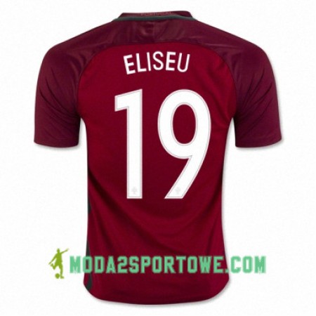 Koszulka Portugalia ELISEU Domowe Stroje Piłkarskie Euro 2016