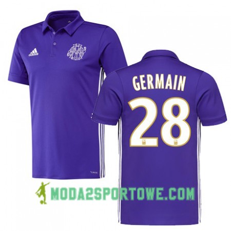 Koszulka Olympique Marsylia GERMAIN 28 Trzeci Stroje Piłkarskie 2017/18 Krótki Rękaw
