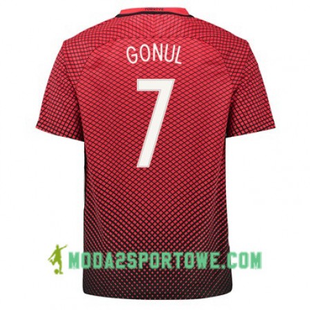 Koszulka Turcja GOKHAN GONOL Domowe Stroje Piłkarskie Euro 2016