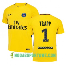 Koszulka Paris SG KEVIN TRAPP 1 Wyjazdowe Stroje Piłkarskie 2017/18 Krótki Rękaw
